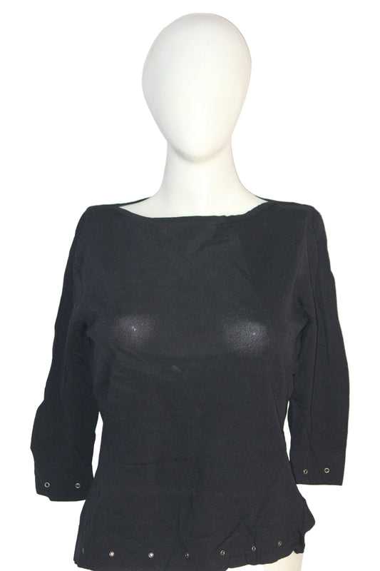 Joella Black Essential Winter Sweatshirt – Medium