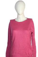 Marks & Spencer Pink Acrylic Knit Sweatshirt – Medium