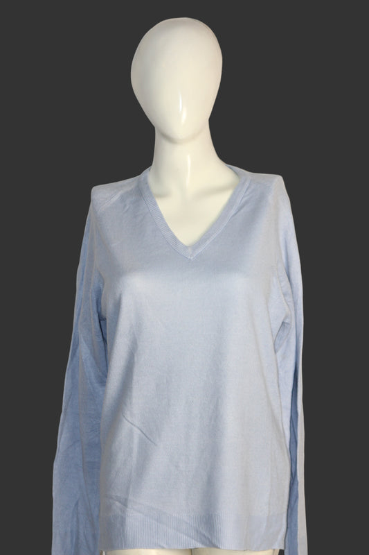 Thriftyfy Sky Blue SoftBlend Winter Sweatshirt – Medium