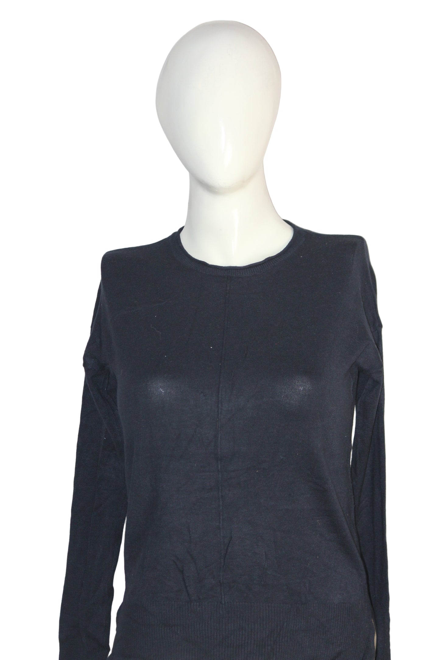 Atmosphere Navy Blue Stretch Comfort Sweatshirt – Small