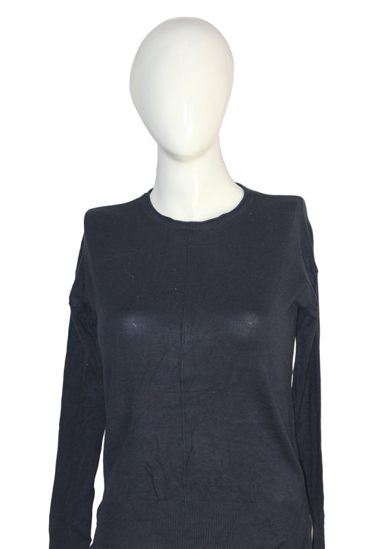 Atmosphere Navy Blue Stretch Comfort Sweatshirt – Small