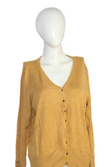Primark Mustard Button-Down Sweater – XL