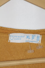 Primark Mustard Button-Down Sweater – XL