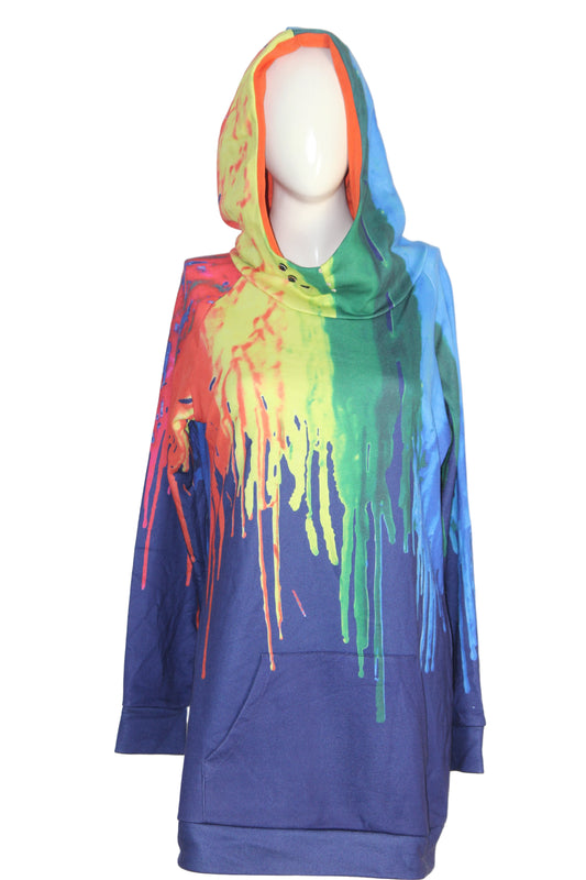 Thriftyfy Multicolor Hoodie – XL