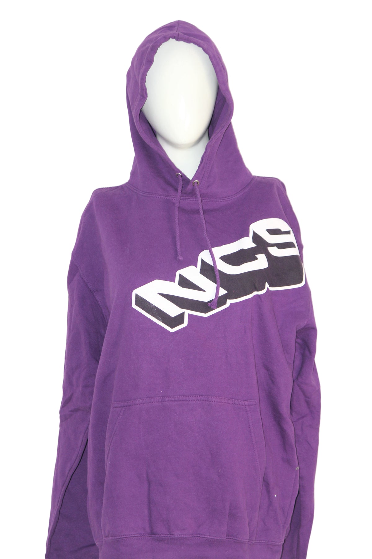 Just Hoods Purple Hoodie – Large