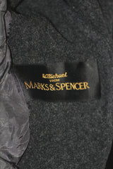 Marks & Spencer Black Wool-Cashmere Jacket – Small