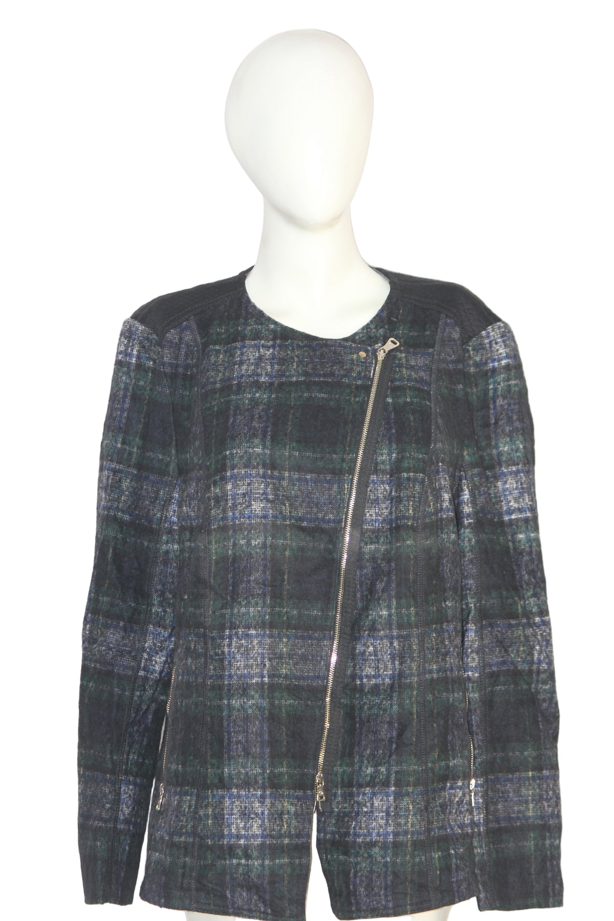 Gerry Weber Black & Green Checkered Jacket – Large
