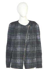 Gerry Weber Black & Green Checkered Jacket – Large