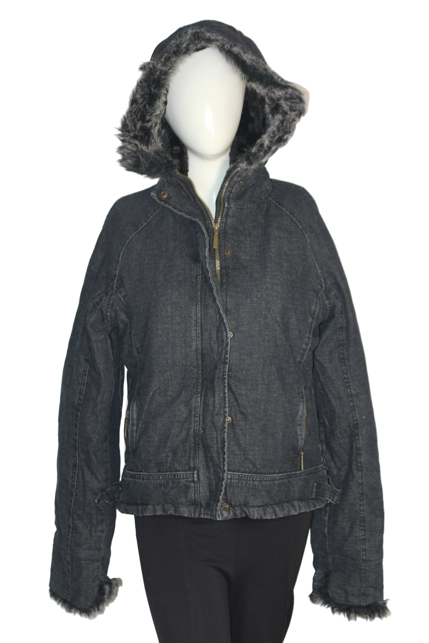 Alibi Denim Zipper Jacket