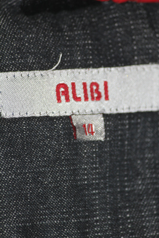 Alibi Denim Zipper Jacket