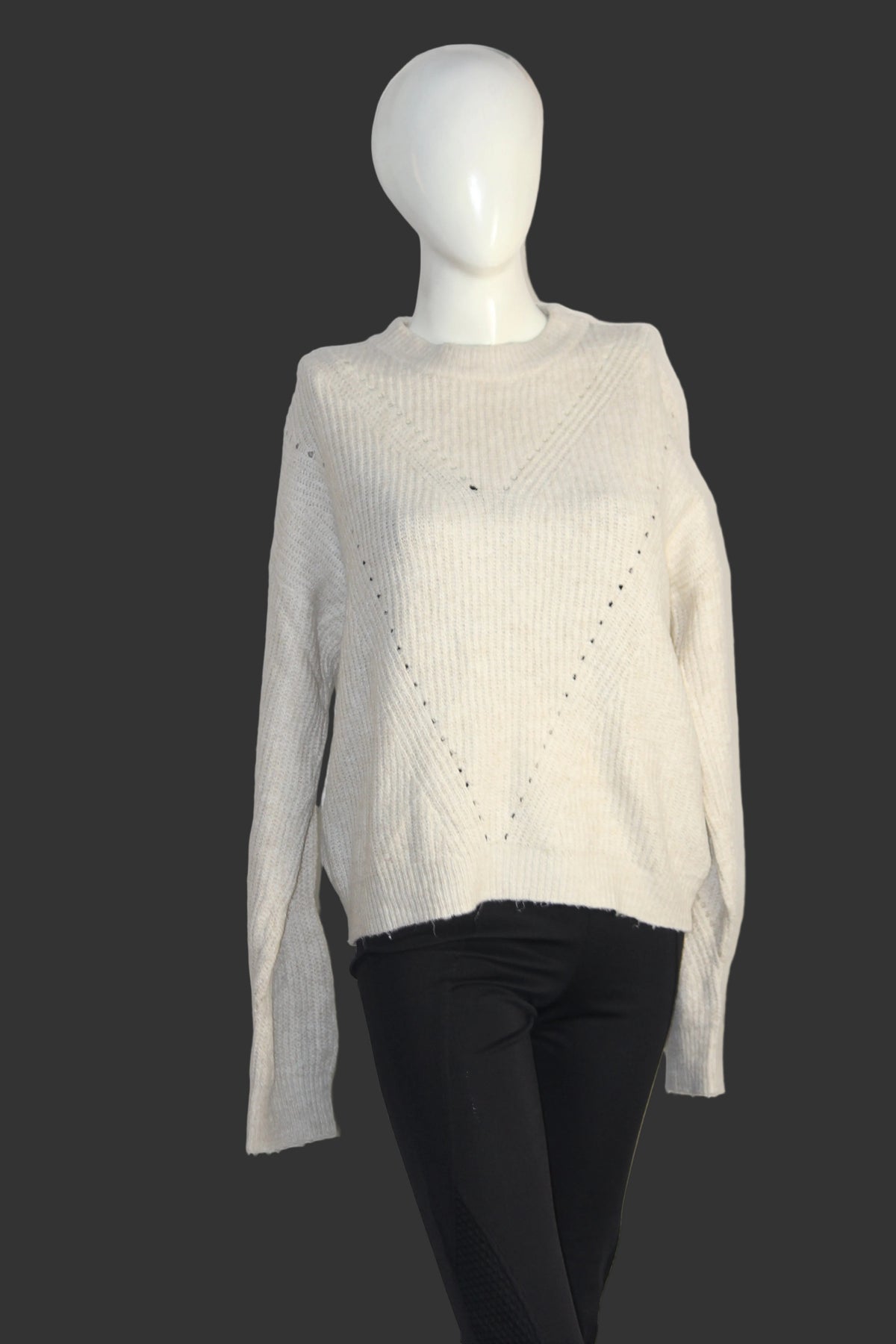 Classic White Knit Sweater – Primark