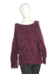 Maroon Soft Knit Sweater – Thriftyfy – Medium