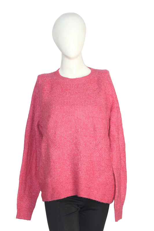 Pink Cozy Knit Sweater – M&S – Medium