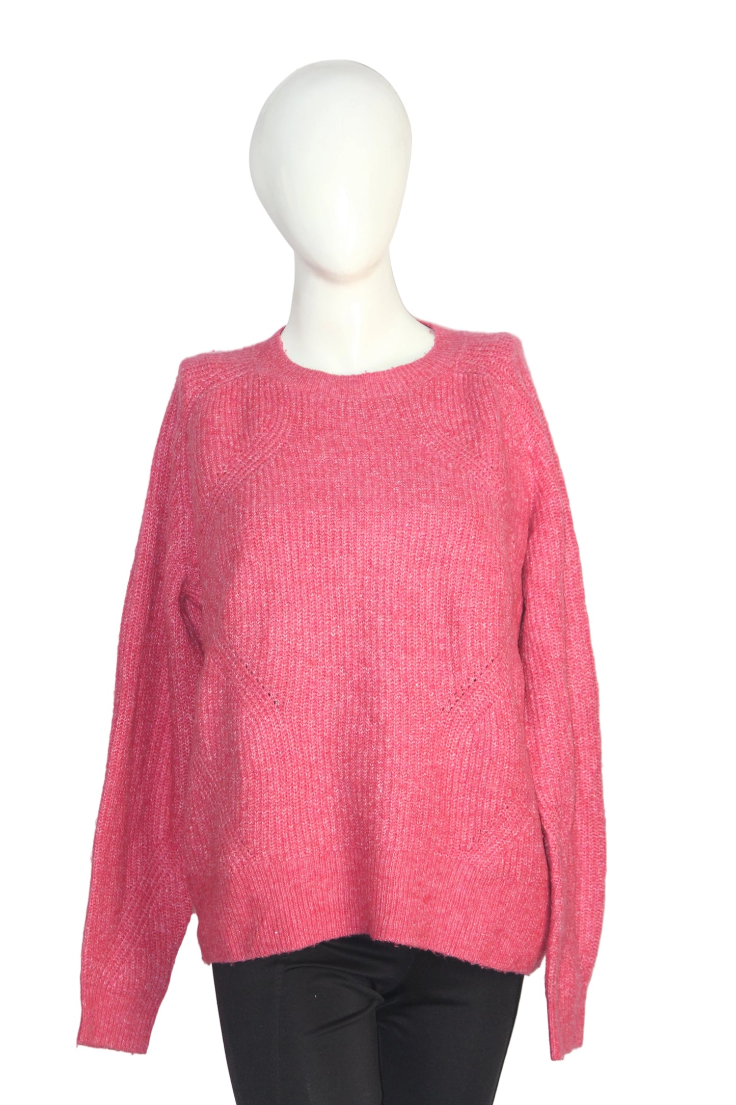 Pink High Neck Sweater – M&S – Medium