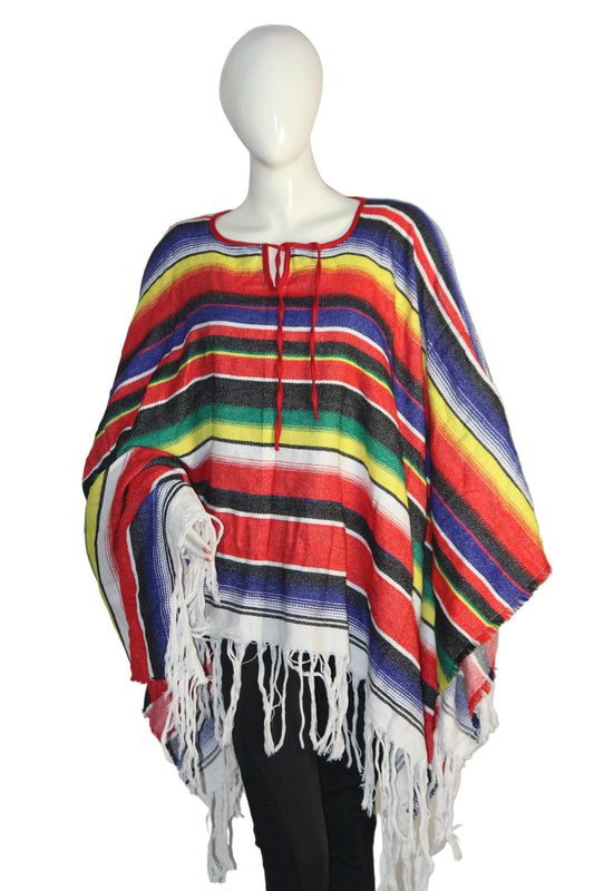 Smiffy Multicolor Mexican Winter Cape