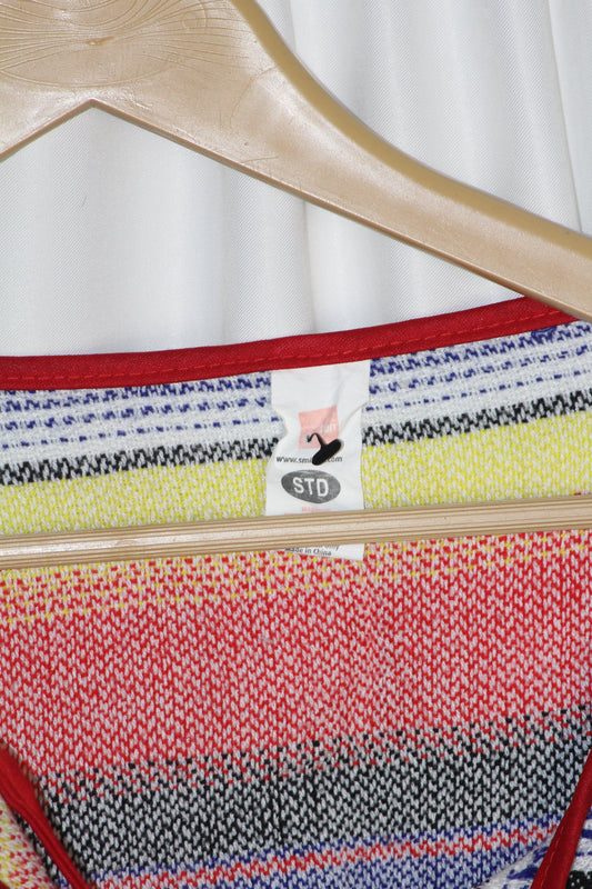 Smiffy Multicolor Mexican Winter Cape