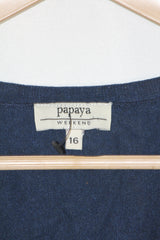 Papaya Weekend Navy Blue Women’s Sweater