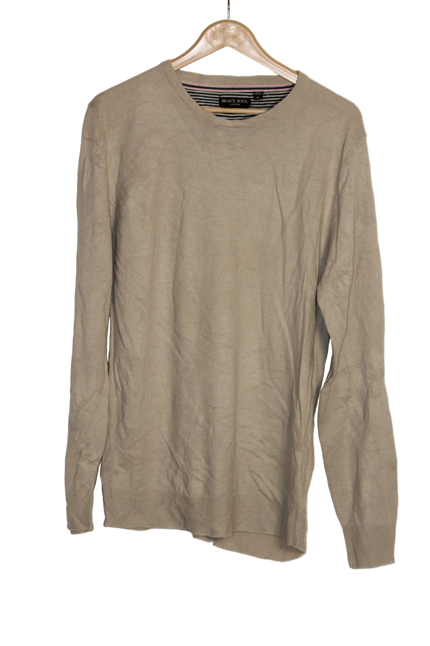 Brave Soul Creamy Long Length Sweater