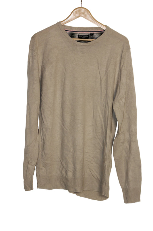 Brave Soul Creamy Long Length Sweater