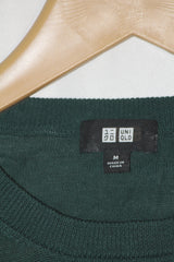 Uniqlo Green Pure Wool Sweater