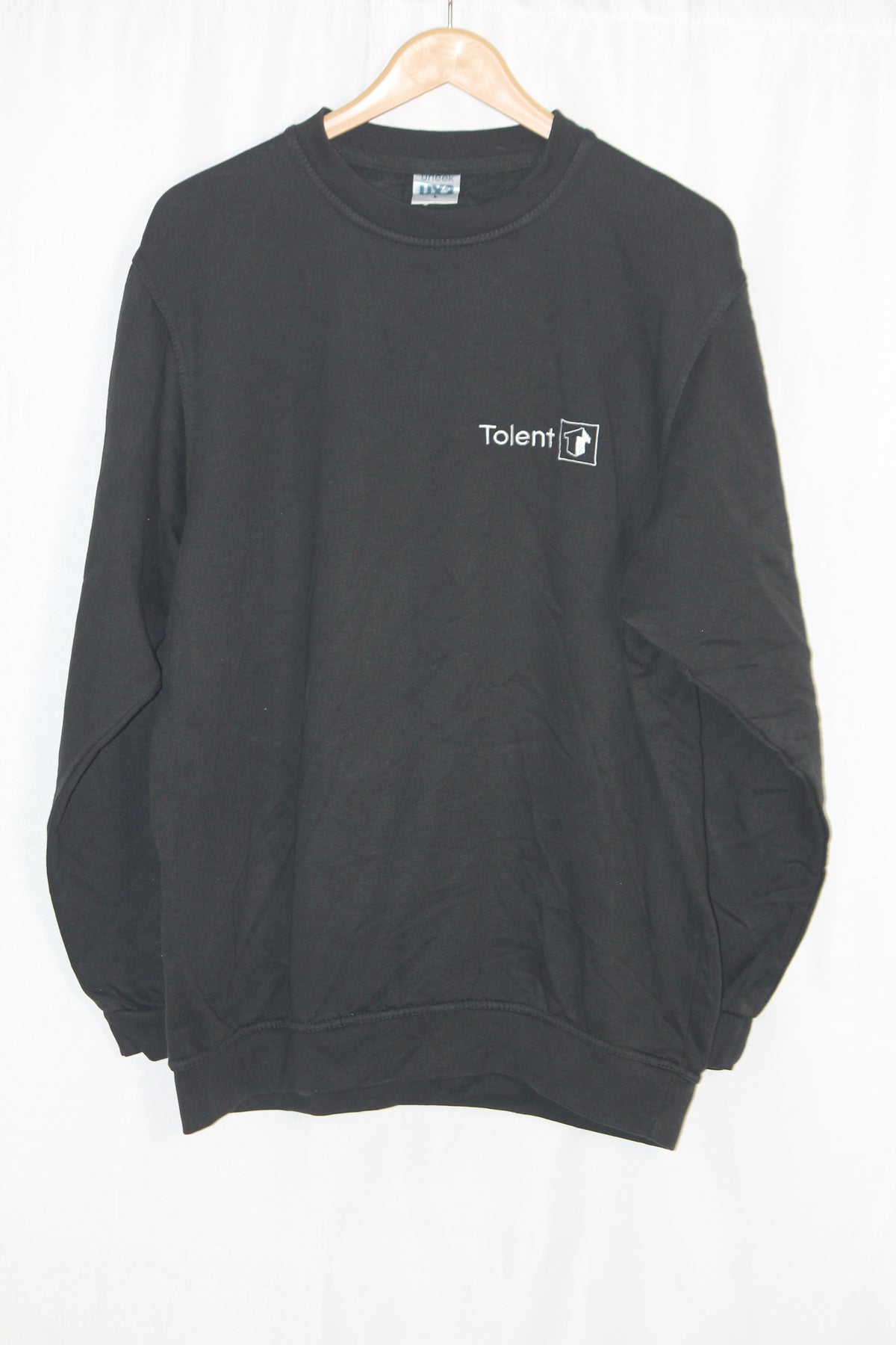 Uneek UX3 Black Full Sleeve Sweatshirt