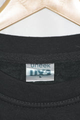 Uneek UX3 Black Full Sleeve Sweatshirt