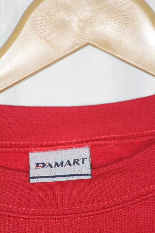 Damart Red Relaxed Fit Sweatshirt