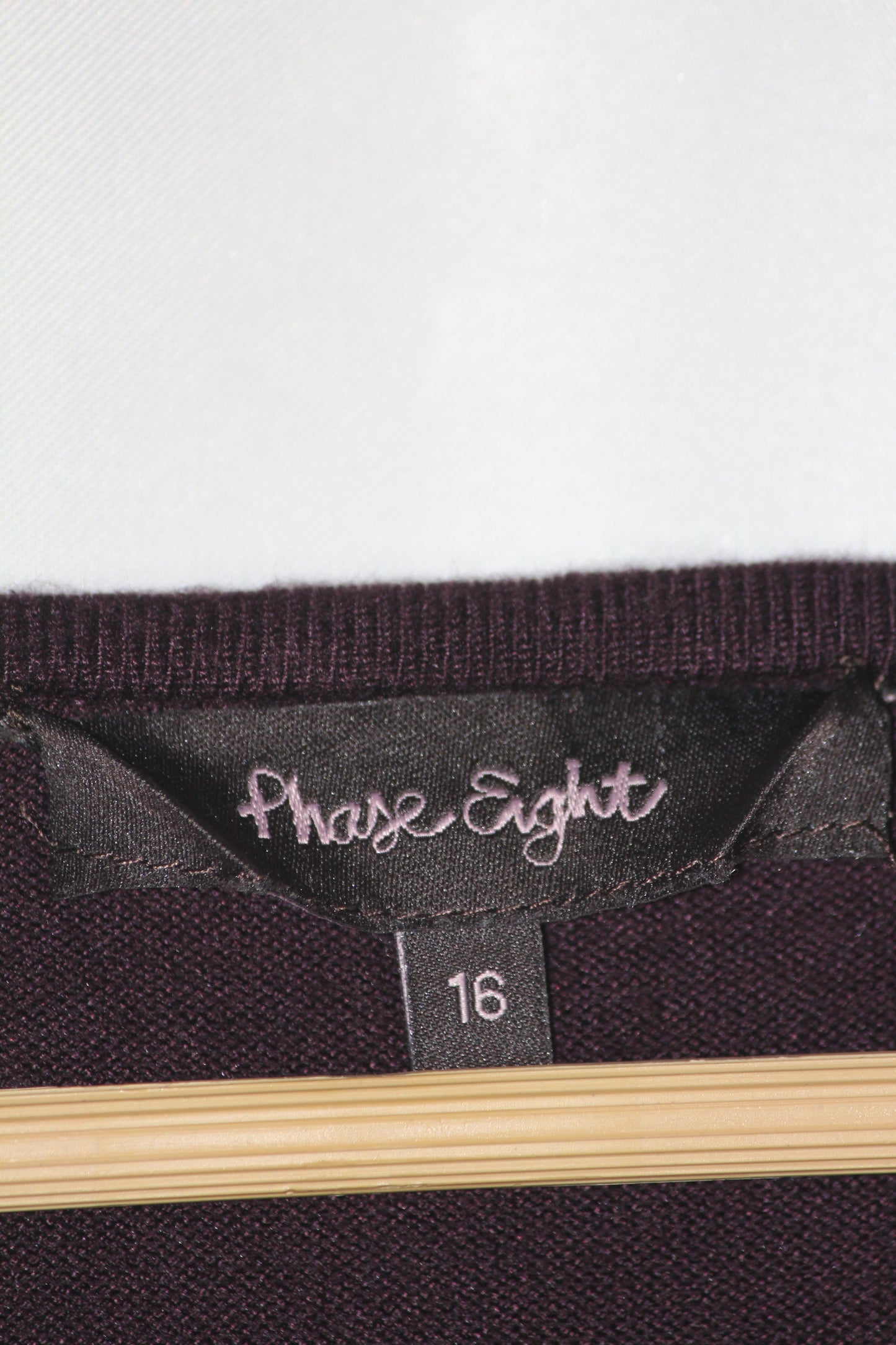 Phase Eight Maroon Full Sleeve Bodycon – Large