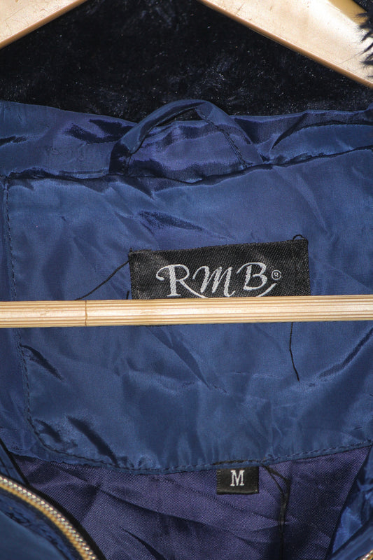 RMB Women’s Blue Puffer Jacket – Medium