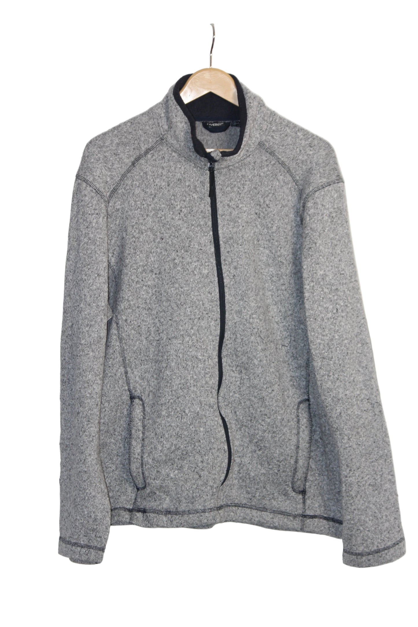 Livergy Men’s Grey Zipper Jacket – XL