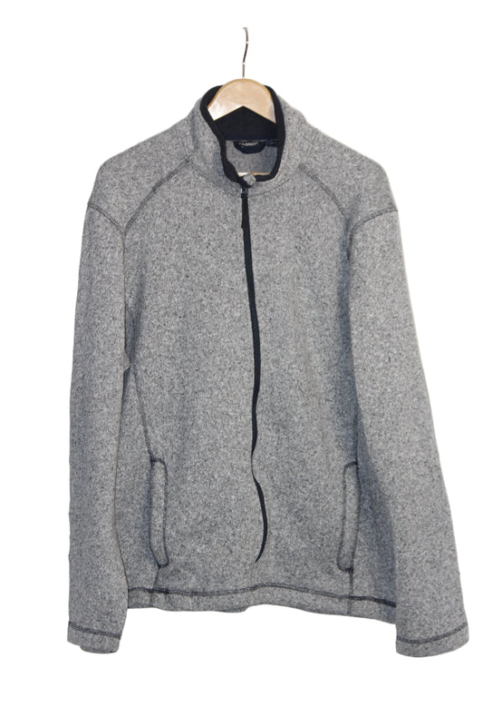 Livergy Men’s Grey Zipper Jacket – XL
