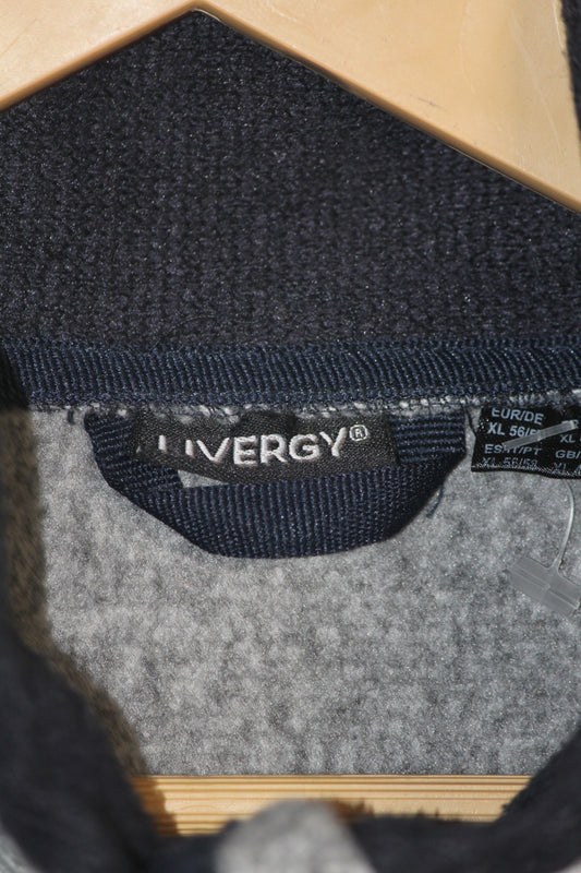 Livergy Men’s Grey Zipper Jacket – XL