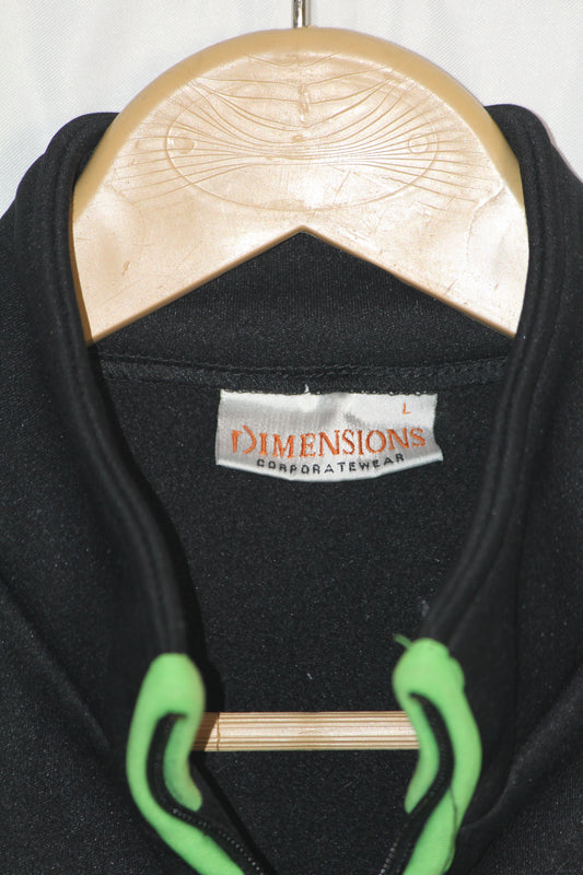 Dimensions Sleeveless Zipper Jacket – Large