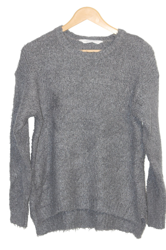 Amara Reya Women’s Grey Knit Sweater – Medium