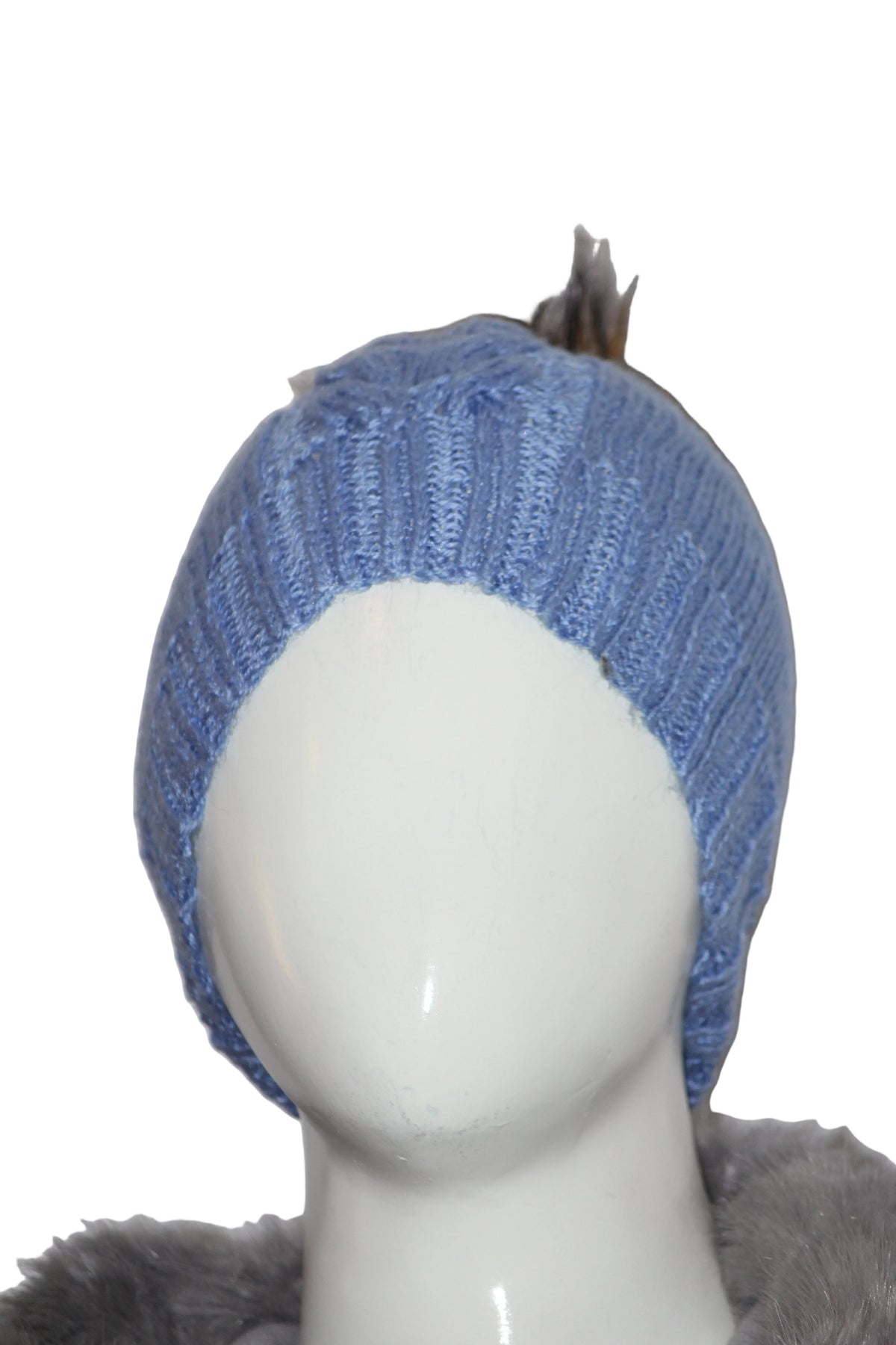 Thriftyfy Blue Winter Cap – Cozy Knit Beanie for Everyday Warmth