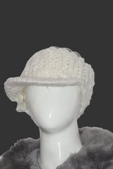 White Koreshi Winter Cap – Traditional Warmth & Timeless Comfort