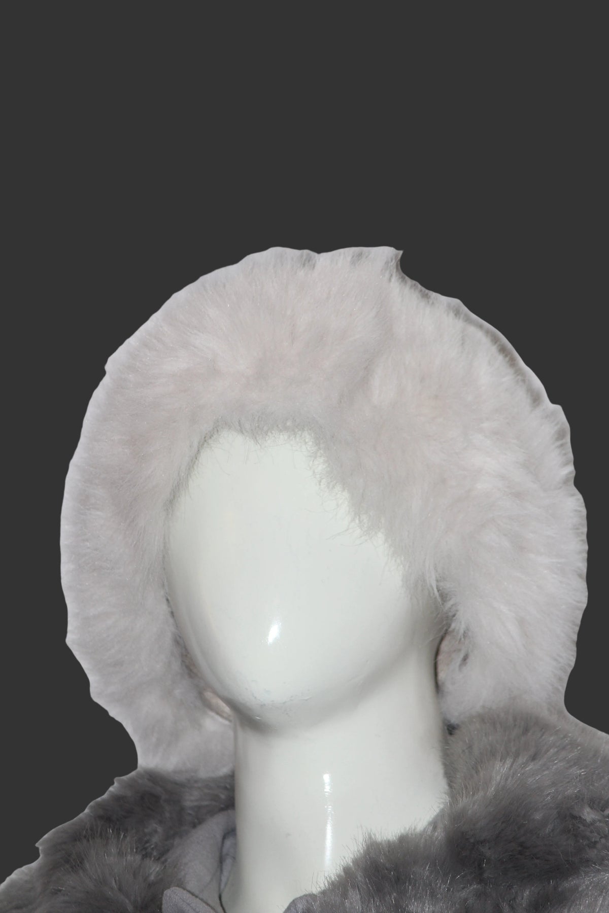 Thriftyfy White Fur Winter Cap – Soft & Cozy Cold-Weather Essential