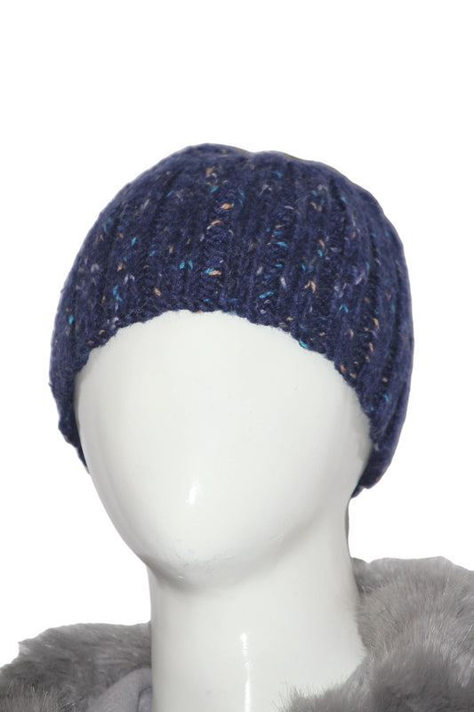 Thriftyfy Blue Knitted Winter Cap – Soft & Warm Everyday Beanie