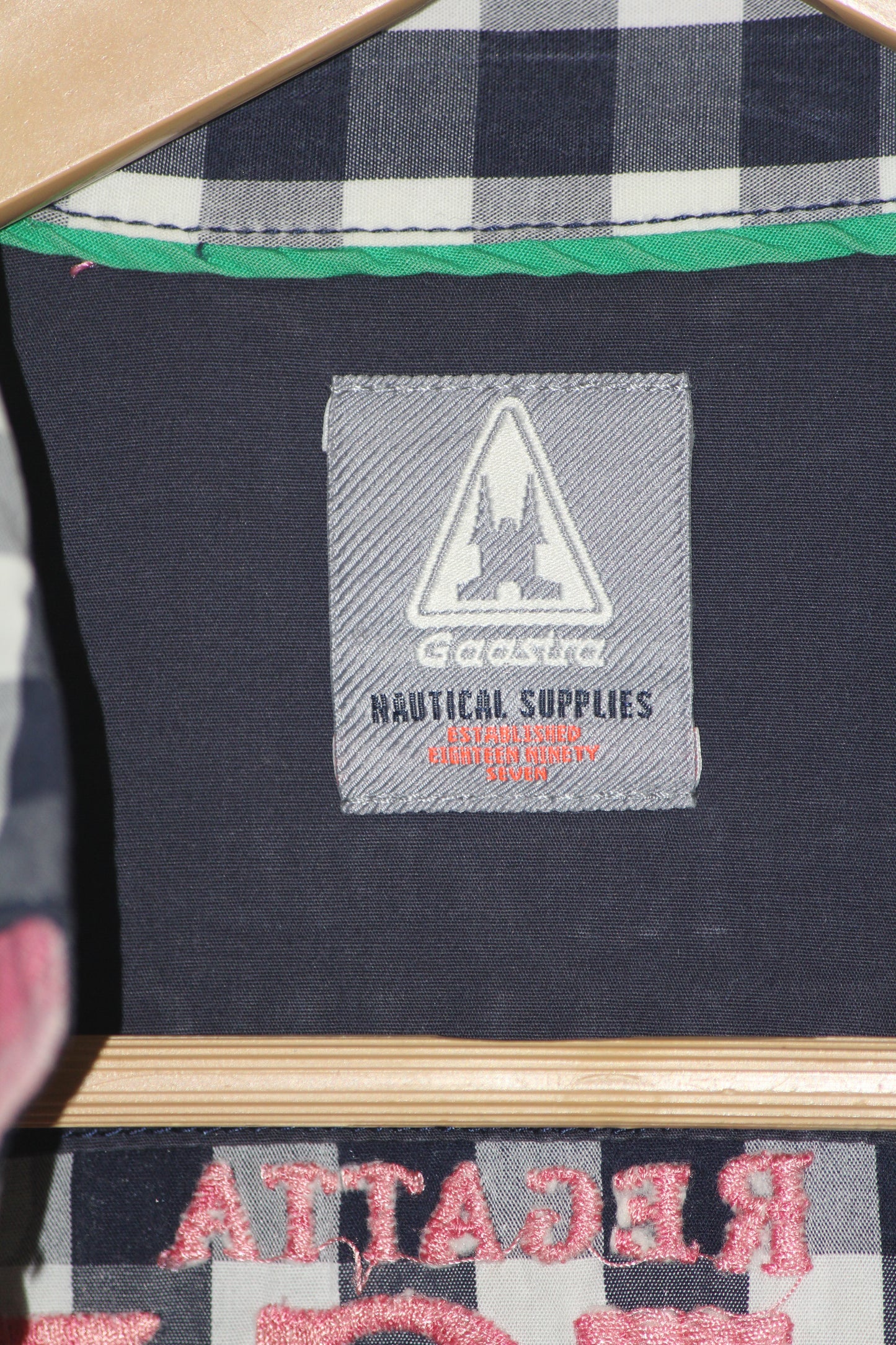 Sailor’s Charm – Gaastra Blue & White Checkered Shirt