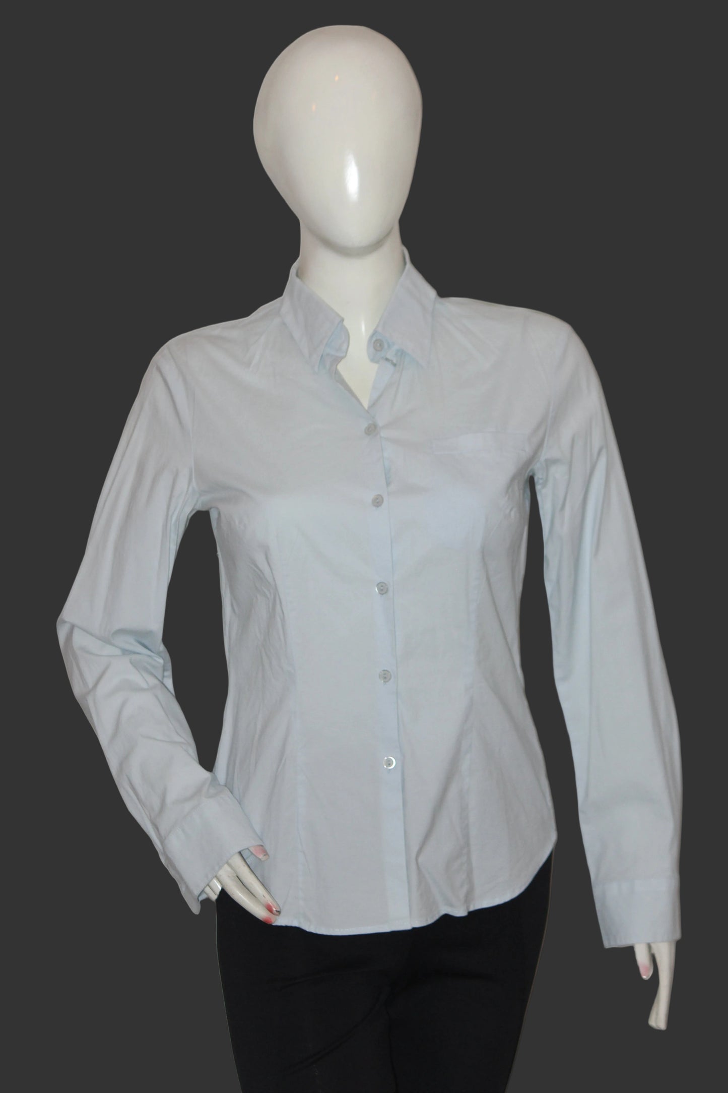 Skyline Chic – F. Dabrowskiego Sky Blue Button Down Shirt
