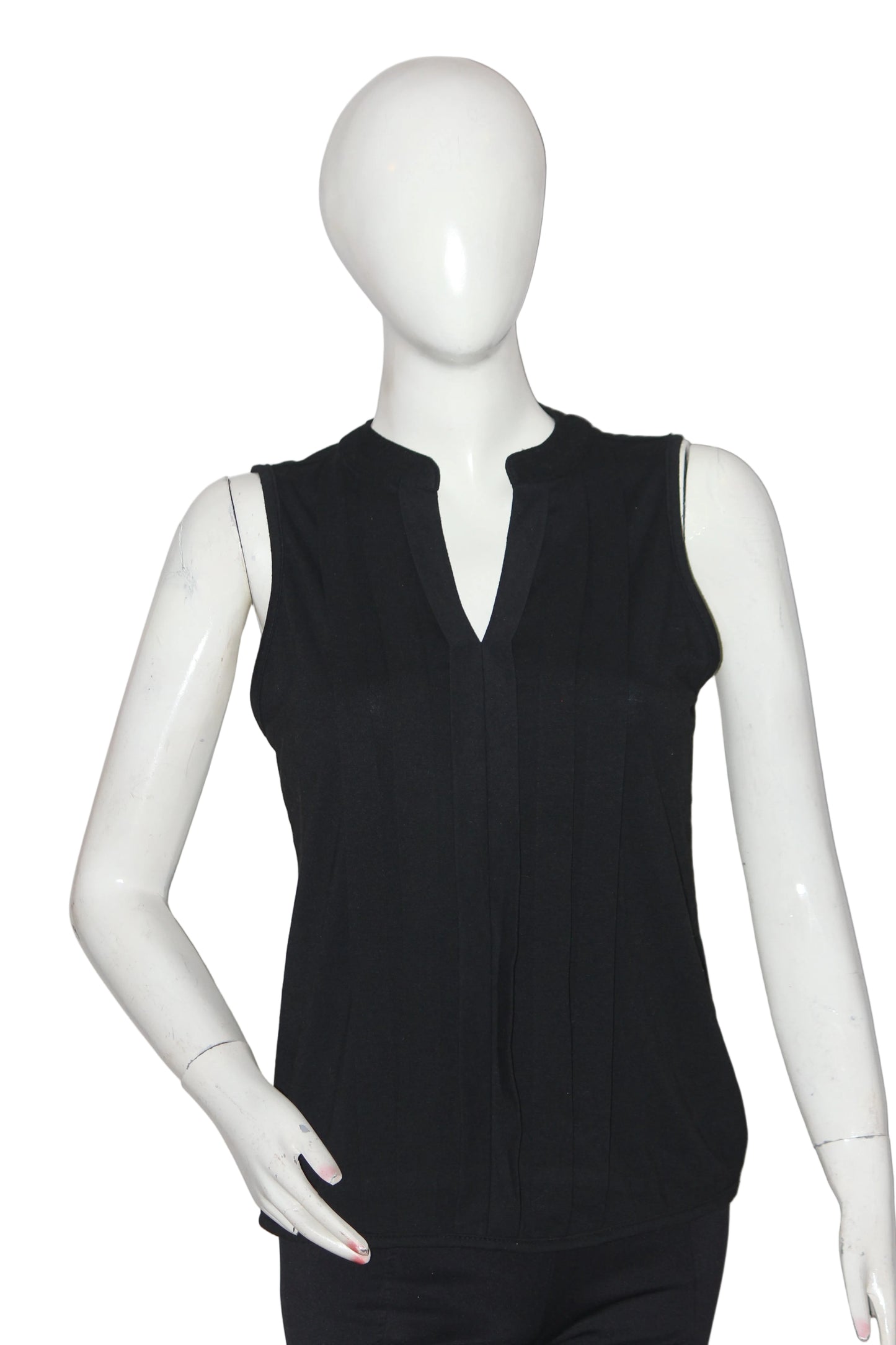 Shein Black Sleeveless Stretch Crop Top