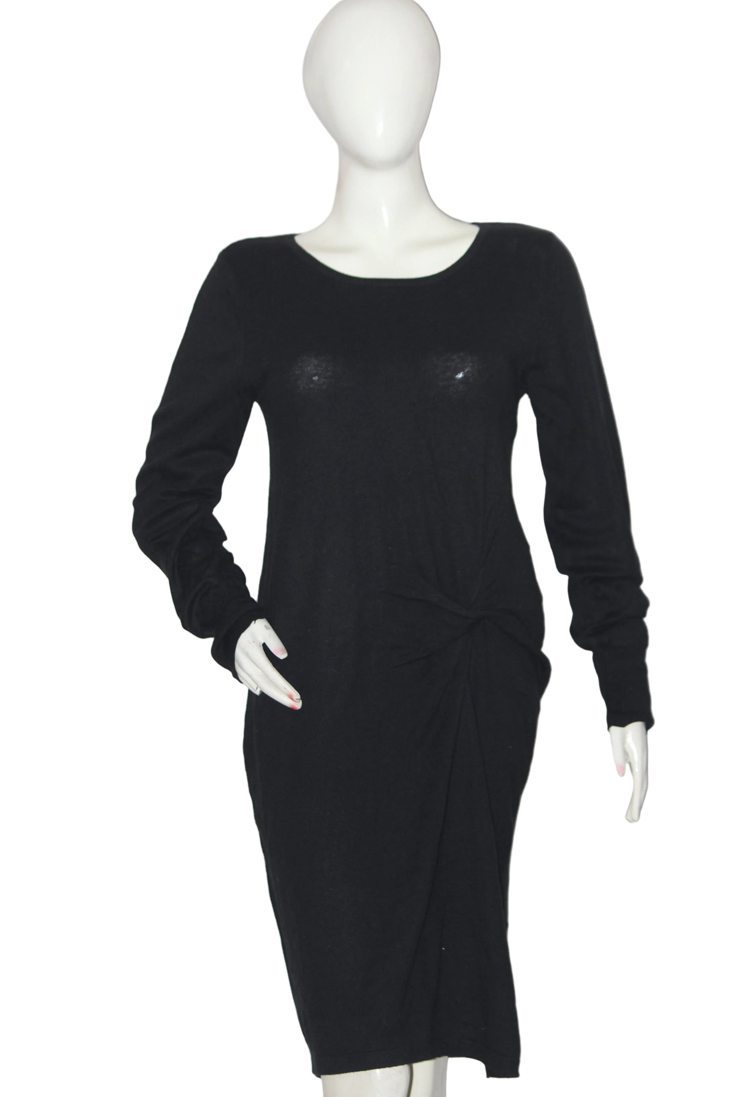 Next Black Full Sleeve Stretch Bodycon Dress
