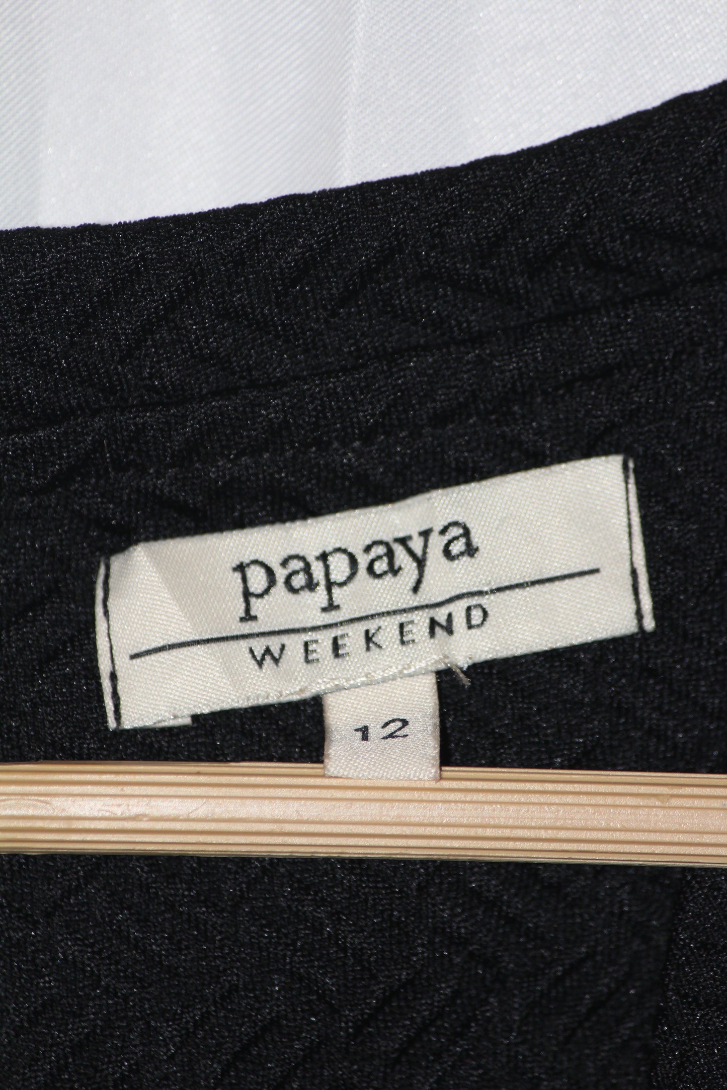Papaya Black Bodycon Dress with Butterfly Detail