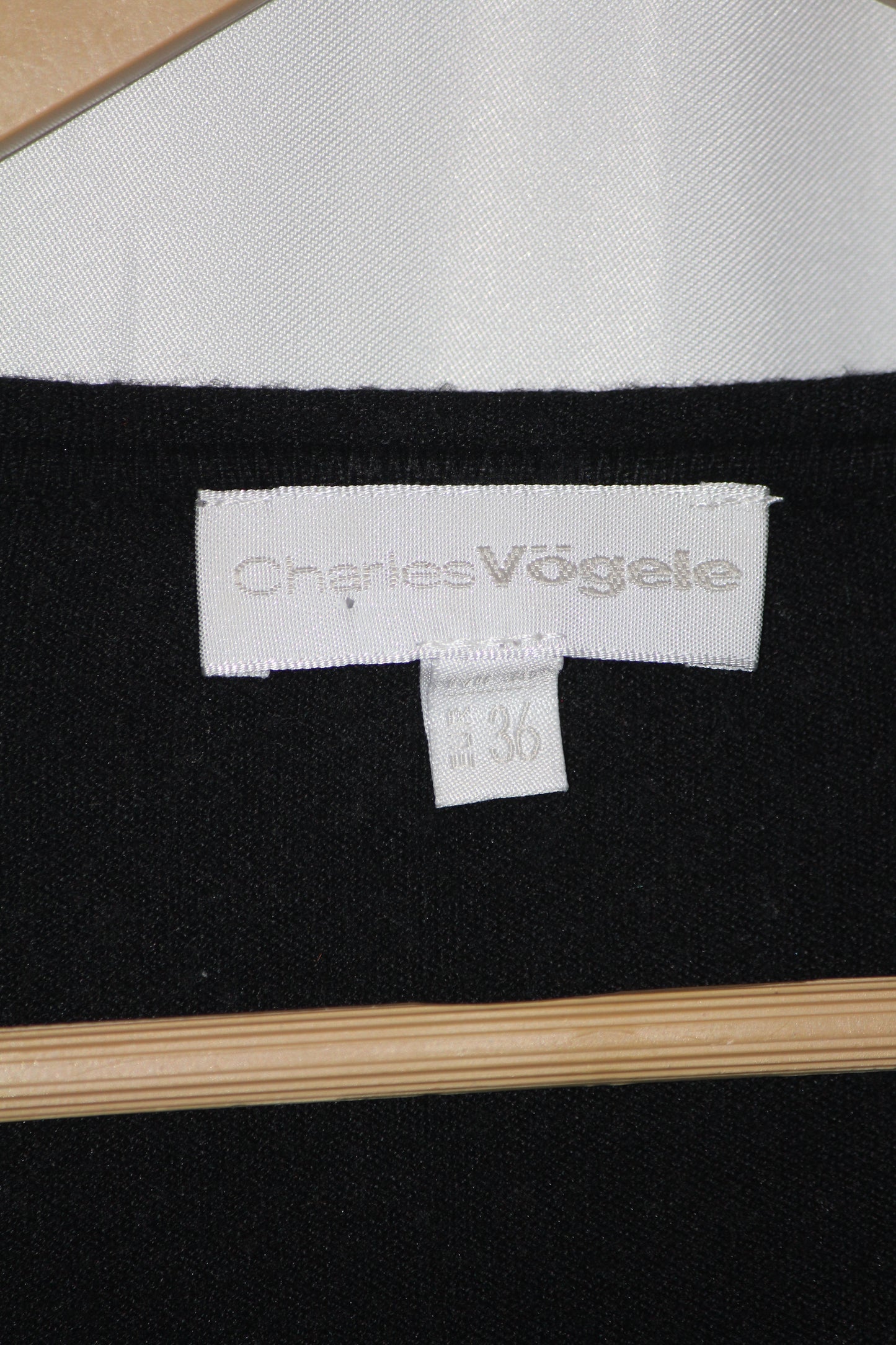 Charles Vogele Black Full Sleeve Bodycon Dress