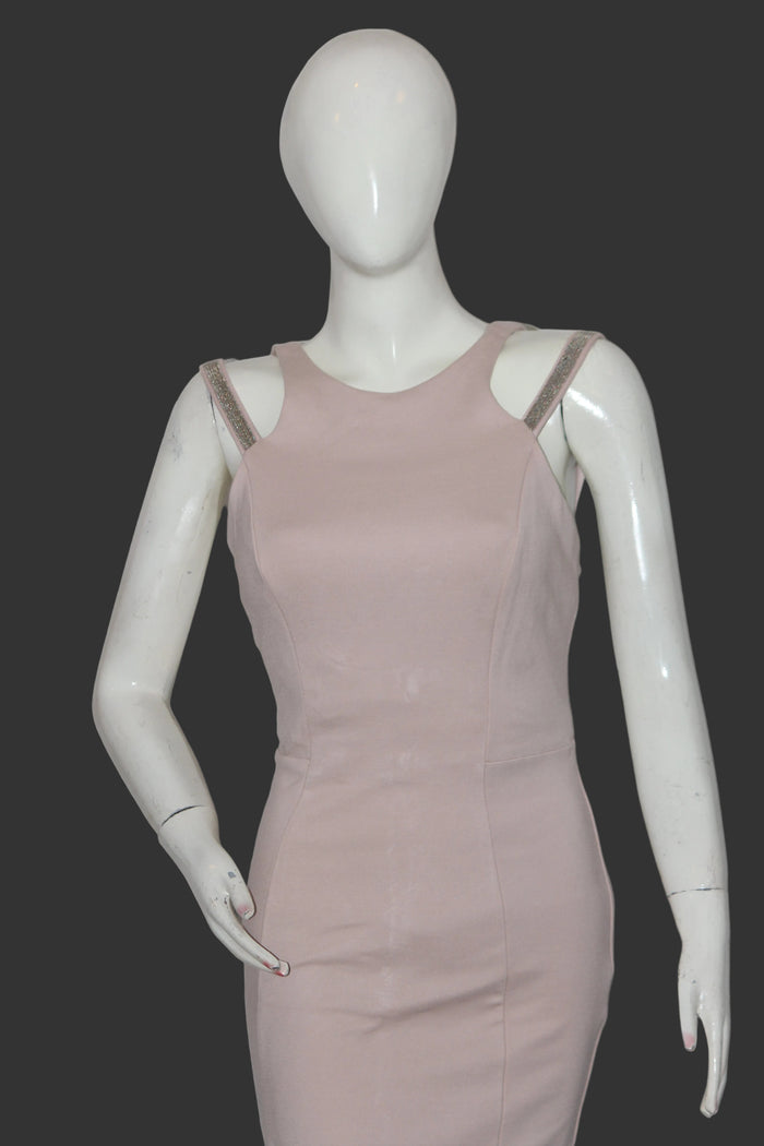 River Island Cream Sleeveless Bodycon Maxi Dress