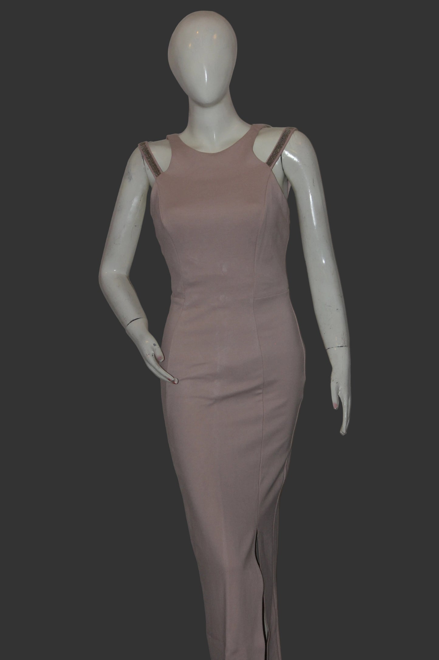 River Island Cream Sleeveless Bodycon Maxi Dress