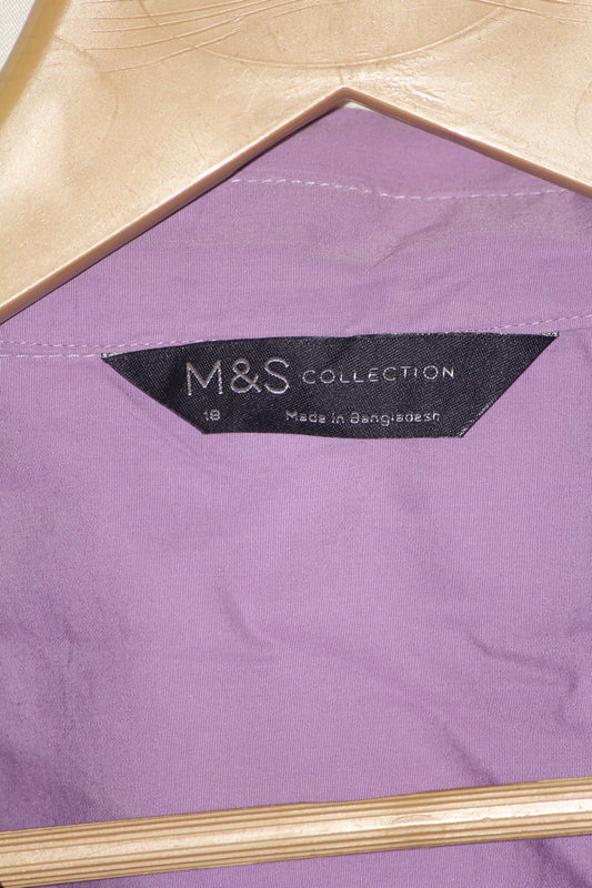 Pink Cotton Shirt – M&S