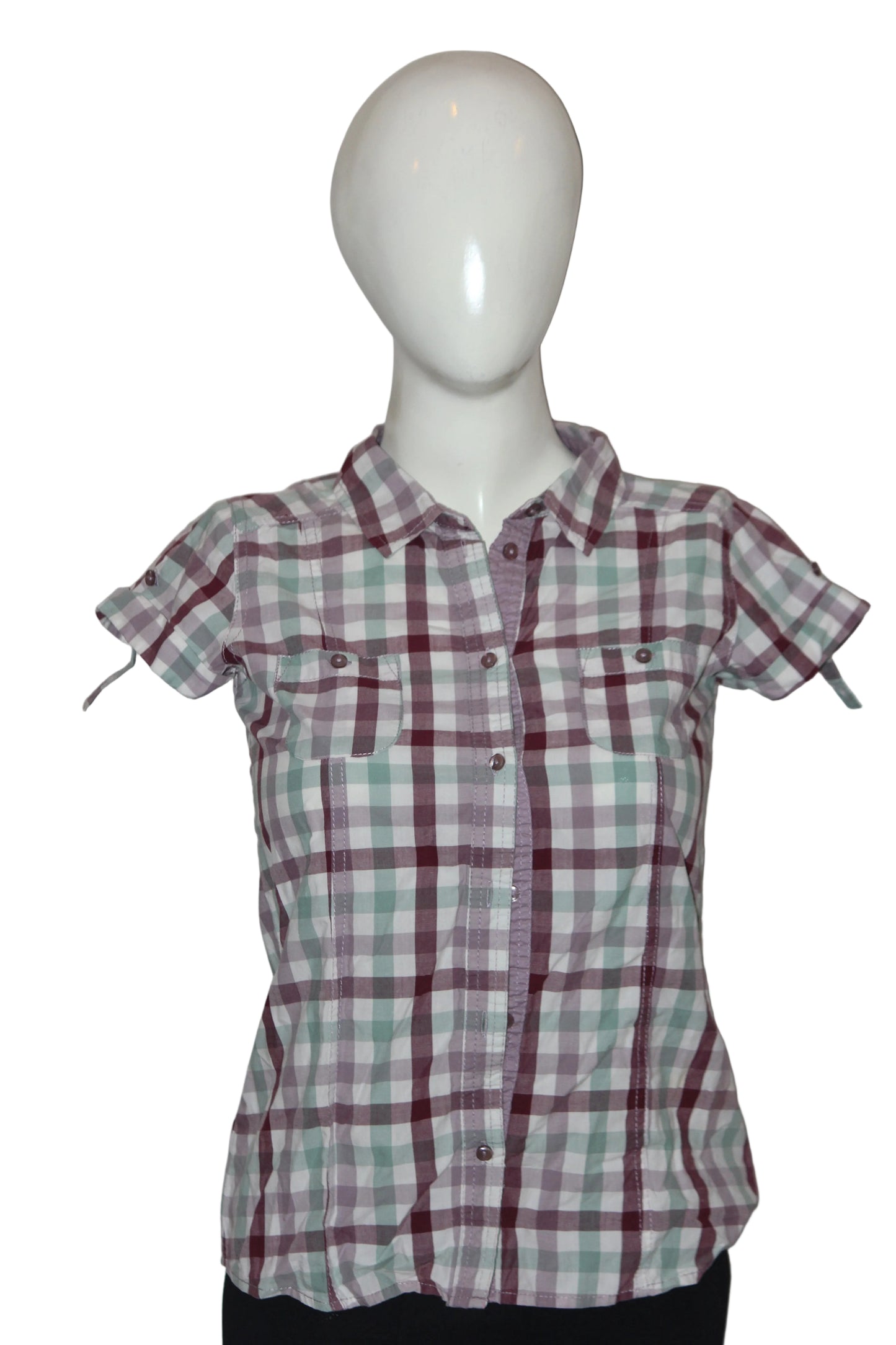 White Check Sleeveless Shirt – Sergent Major