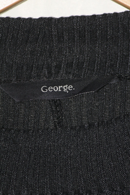 George Black Full Sleeve Stretch Bodycon Dress