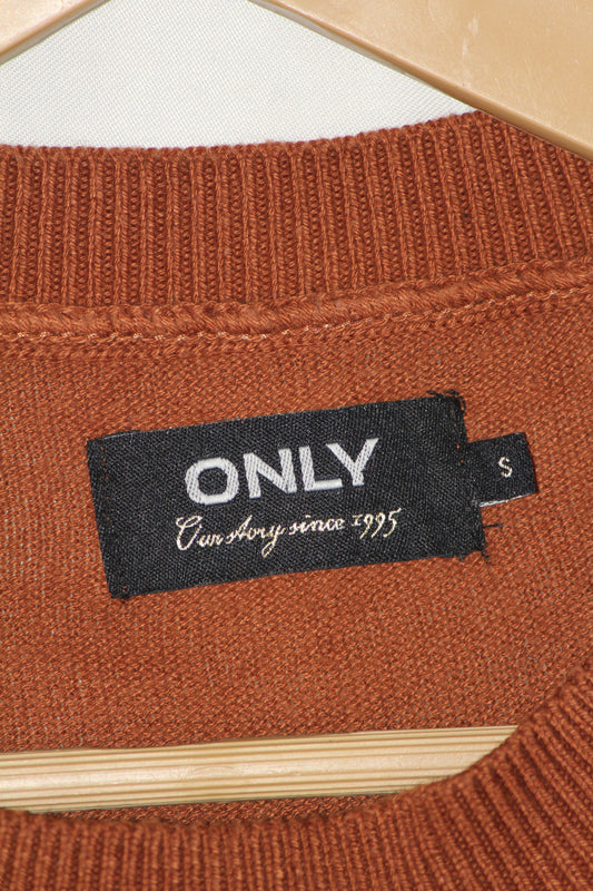 Only Brown Full Sleeve Stretch Bodycon Dress